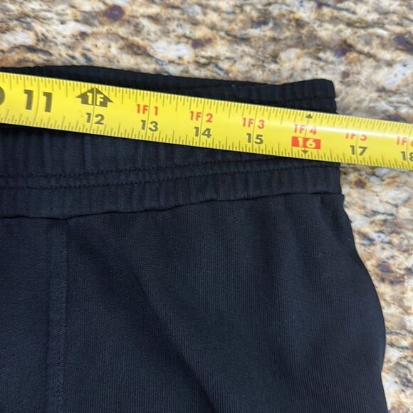 Me + Em Black Cotton High Rise Drawstring Waist Soft Cargo Jogger Pants Size 14 - Picture 9 of 13